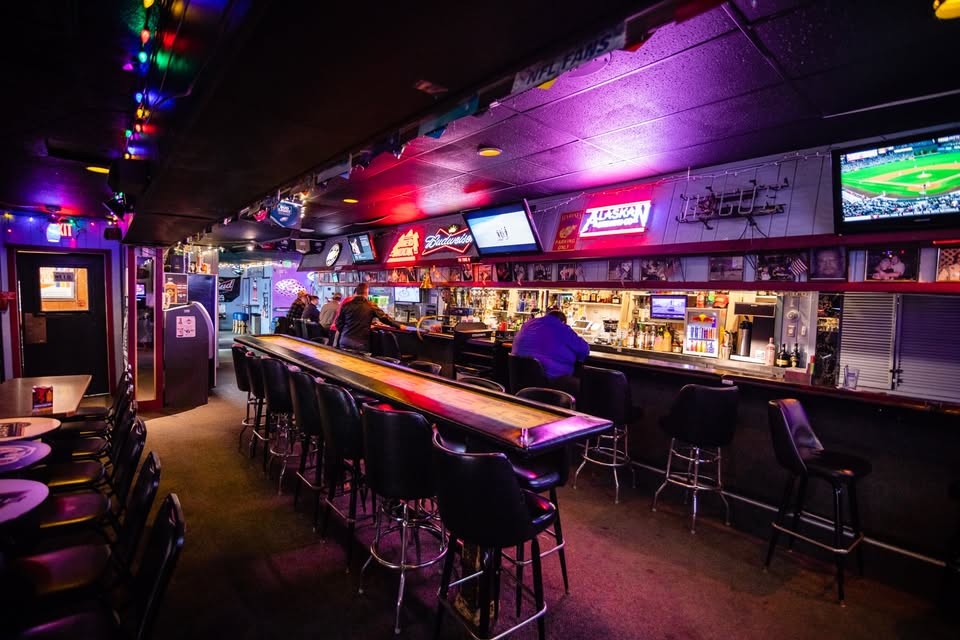 Time Out Lounge pool hall exterior/interior