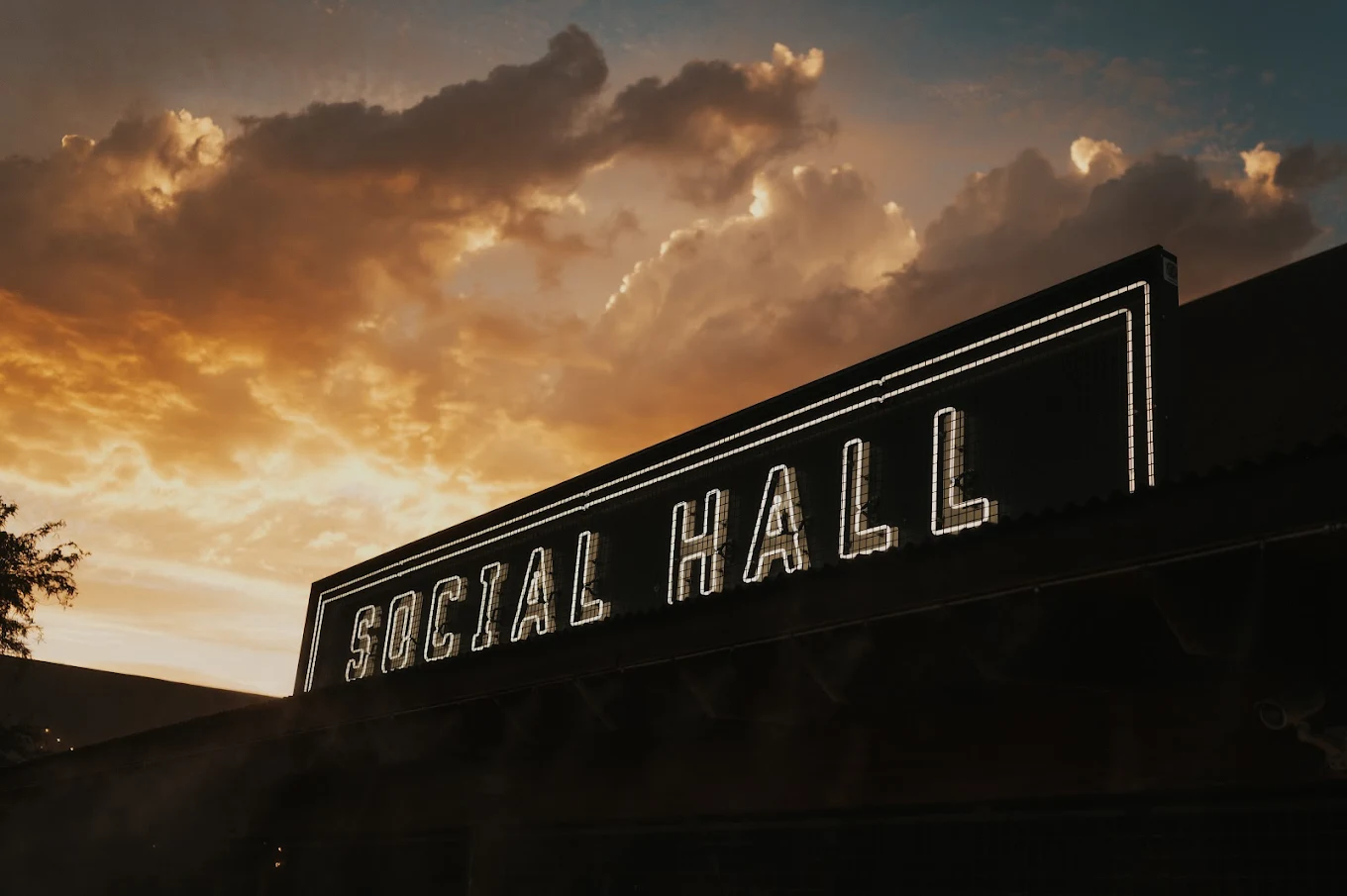 Social Hall pool hall exterior/interior