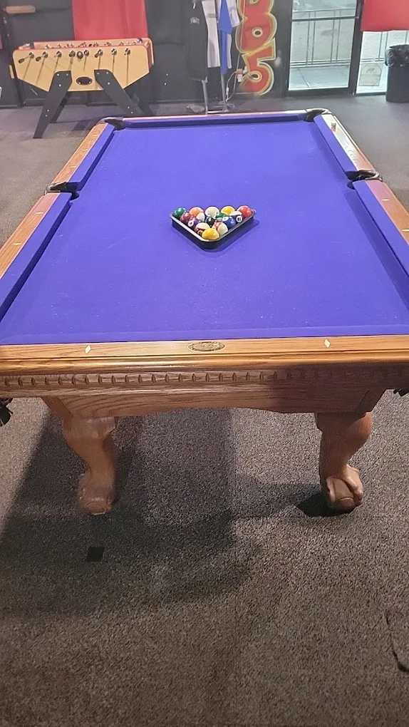 The Spot Sober Lounge pool hall exterior/interior