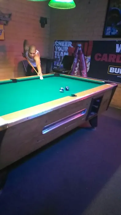 K J's pool hall exterior/interior