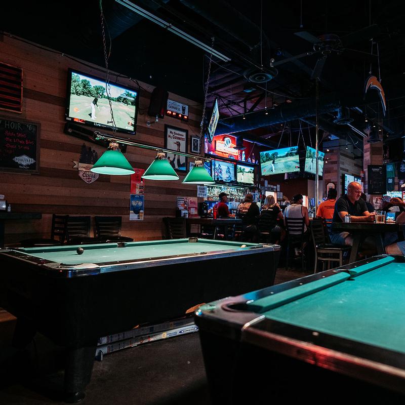 Connolly's Sports Grill pool hall exterior/interior