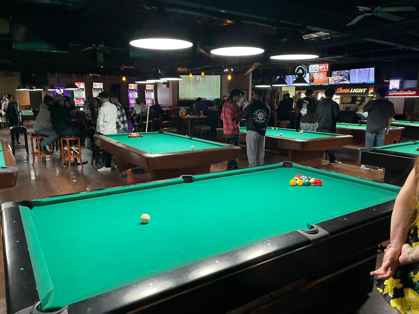 Scratch Billiards Bar & Grill pool hall exterior/interior
