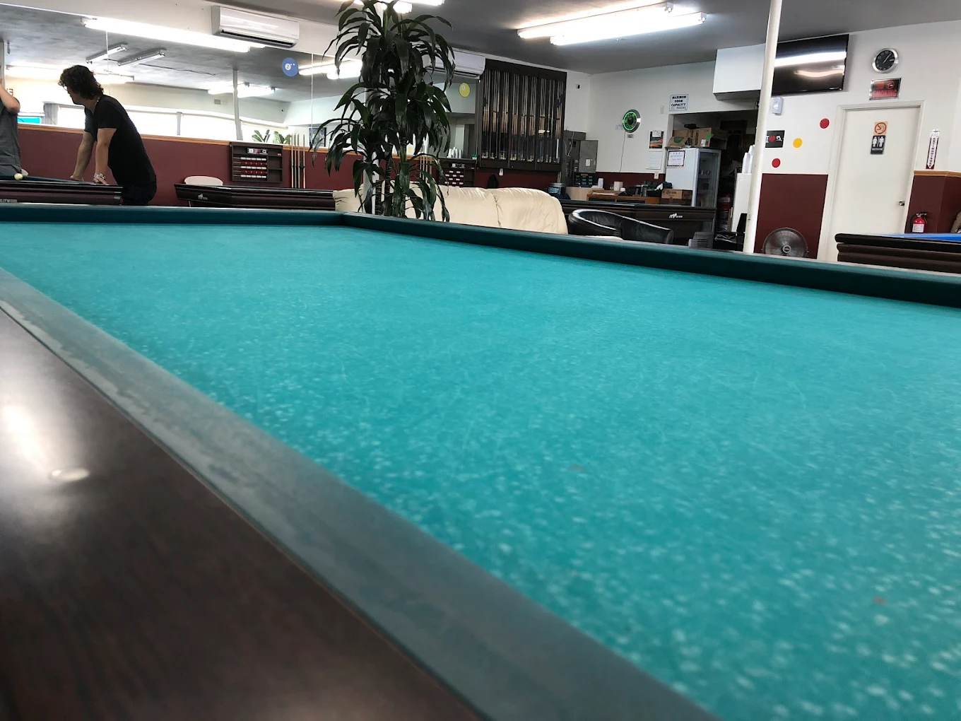 One Billiards pool hall exterior/interior