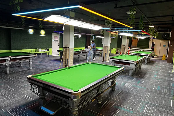 Happy Billiard pool hall exterior/interior