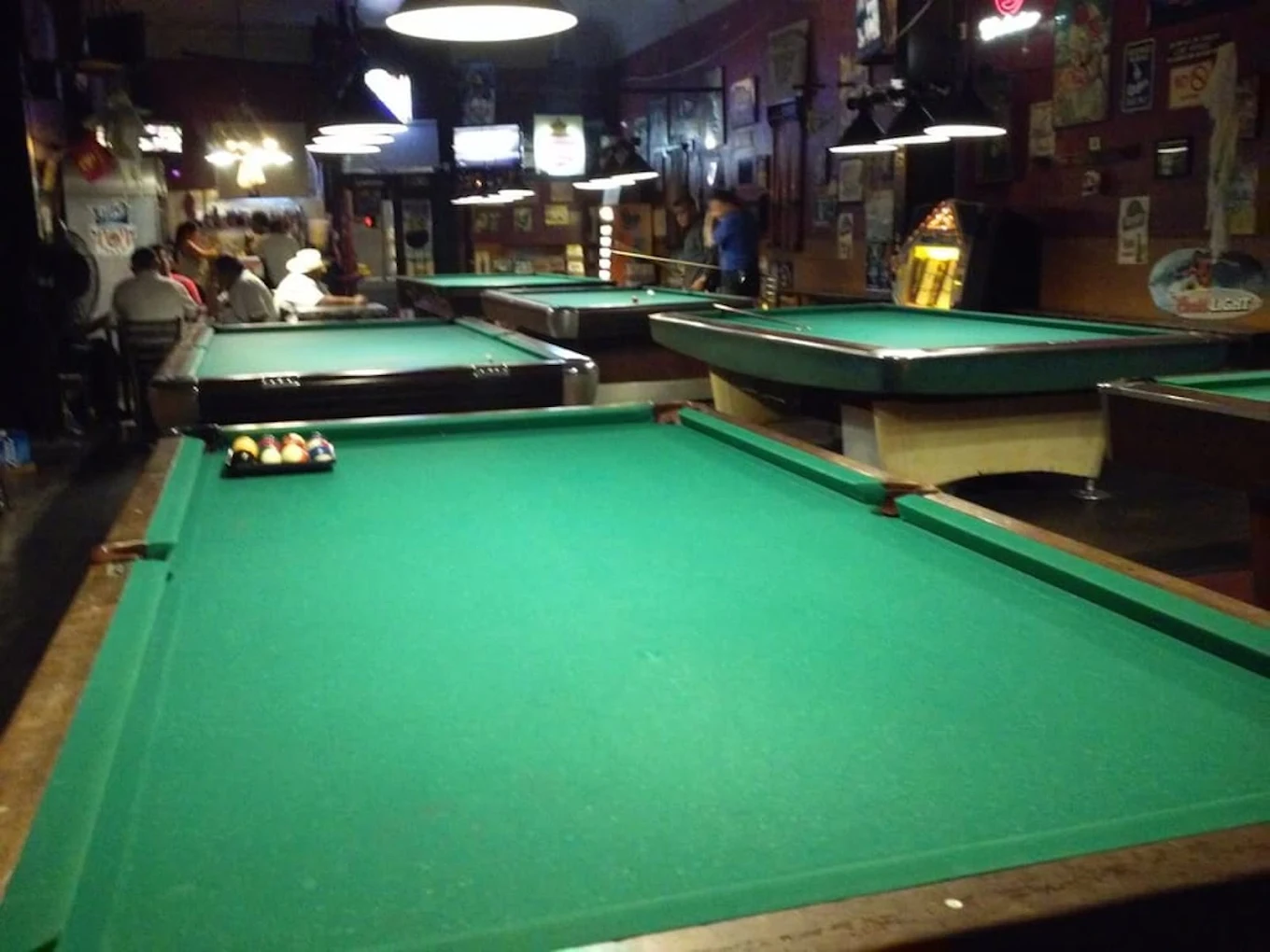 Broadway Social Center pool hall exterior/interior