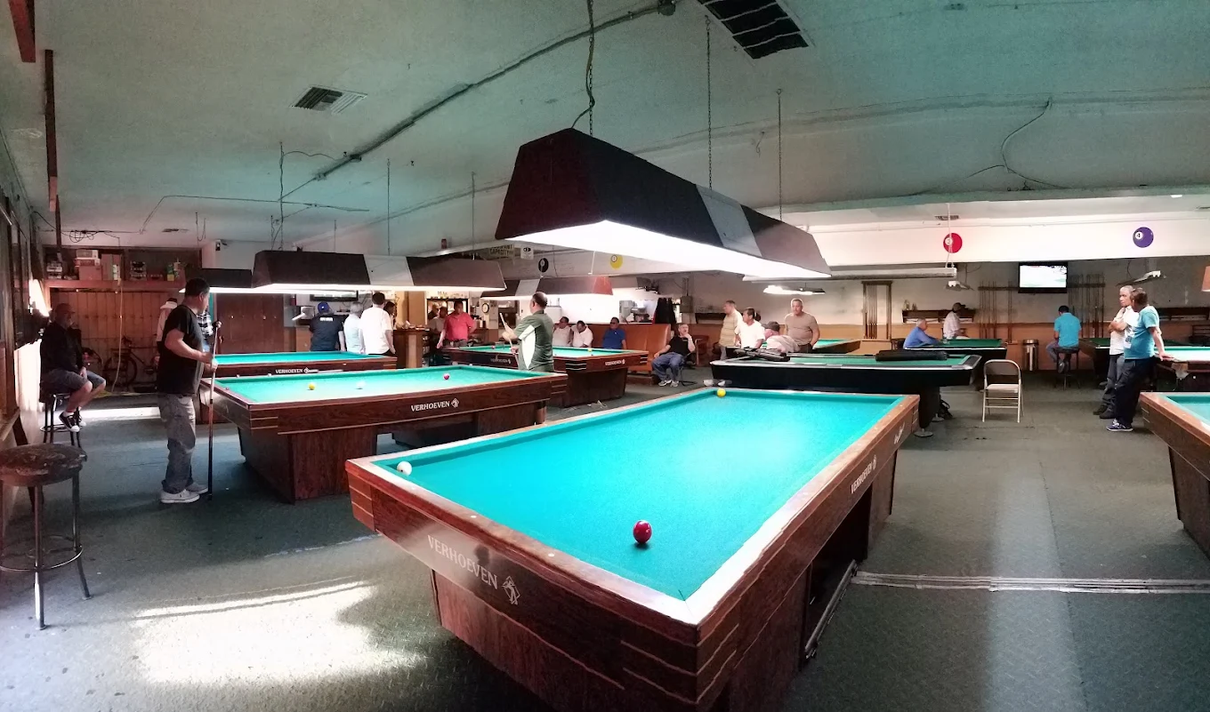 Westminster Billiards pool hall exterior/interior