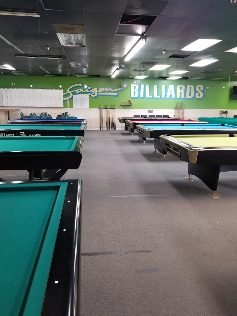 Saigon Billiard pool hall exterior/interior