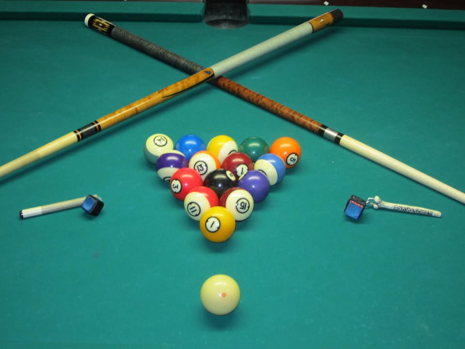Yucaipa Billiards pool hall exterior/interior