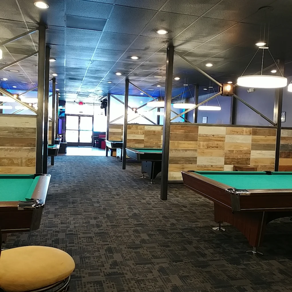 KP Billiards pool hall exterior/interior