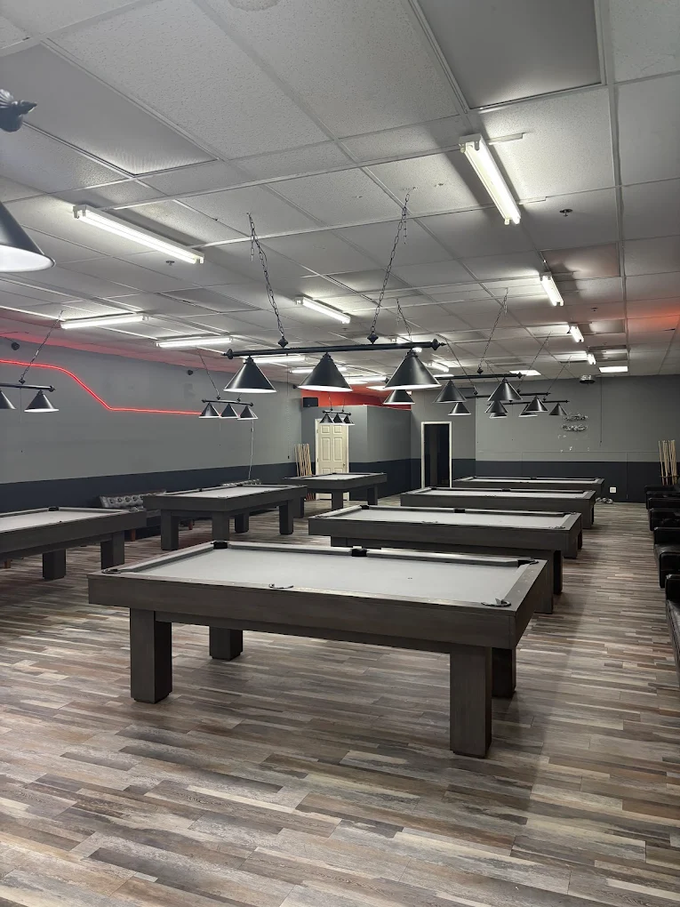 Ultimate Billiards pool hall exterior/interior