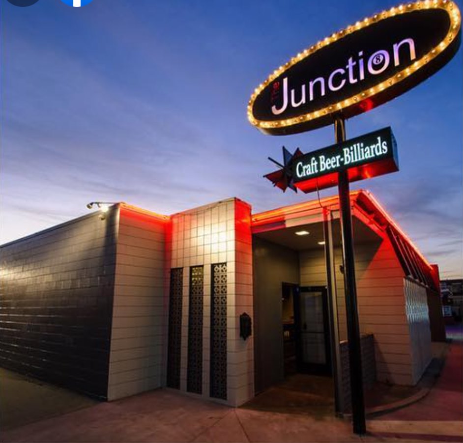 The Junction Bar pool hall exterior/interior