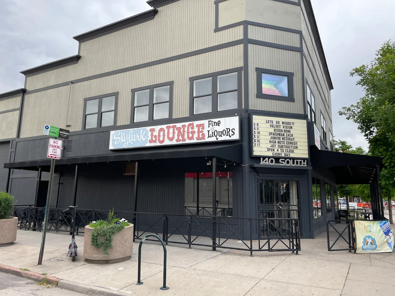 Skylark Lounge pool hall exterior/interior