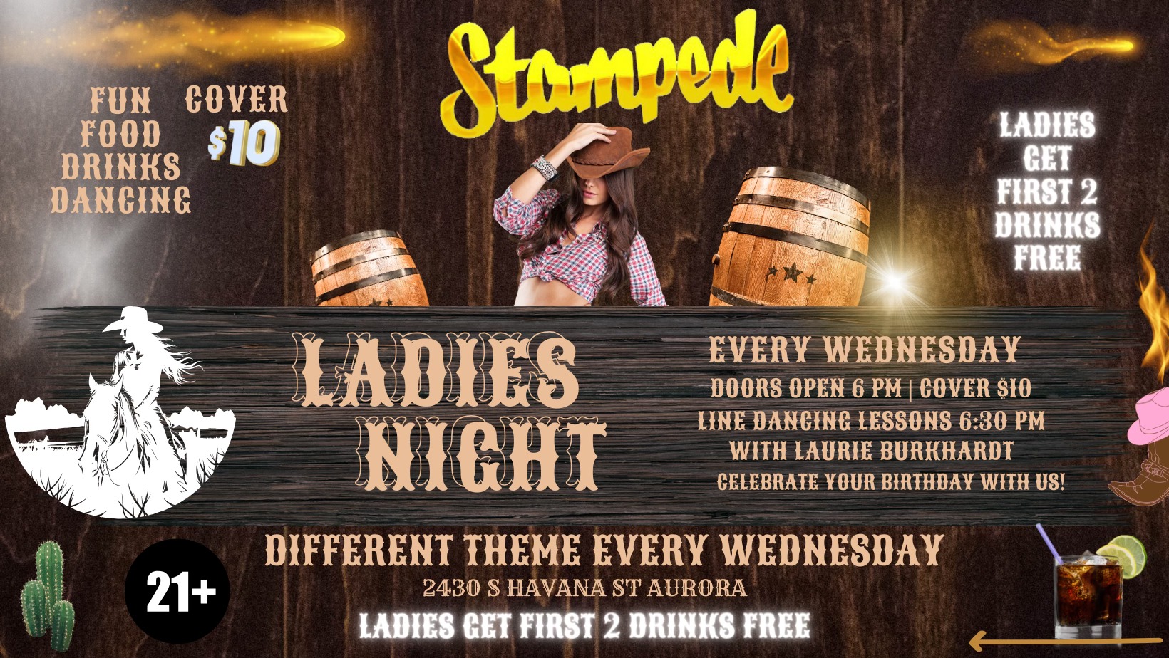 Stampede pool hall exterior/interior