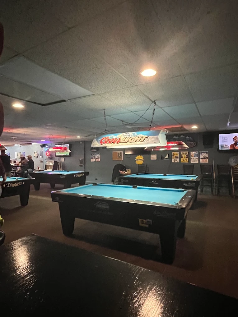 The Frontier Club pool hall exterior/interior