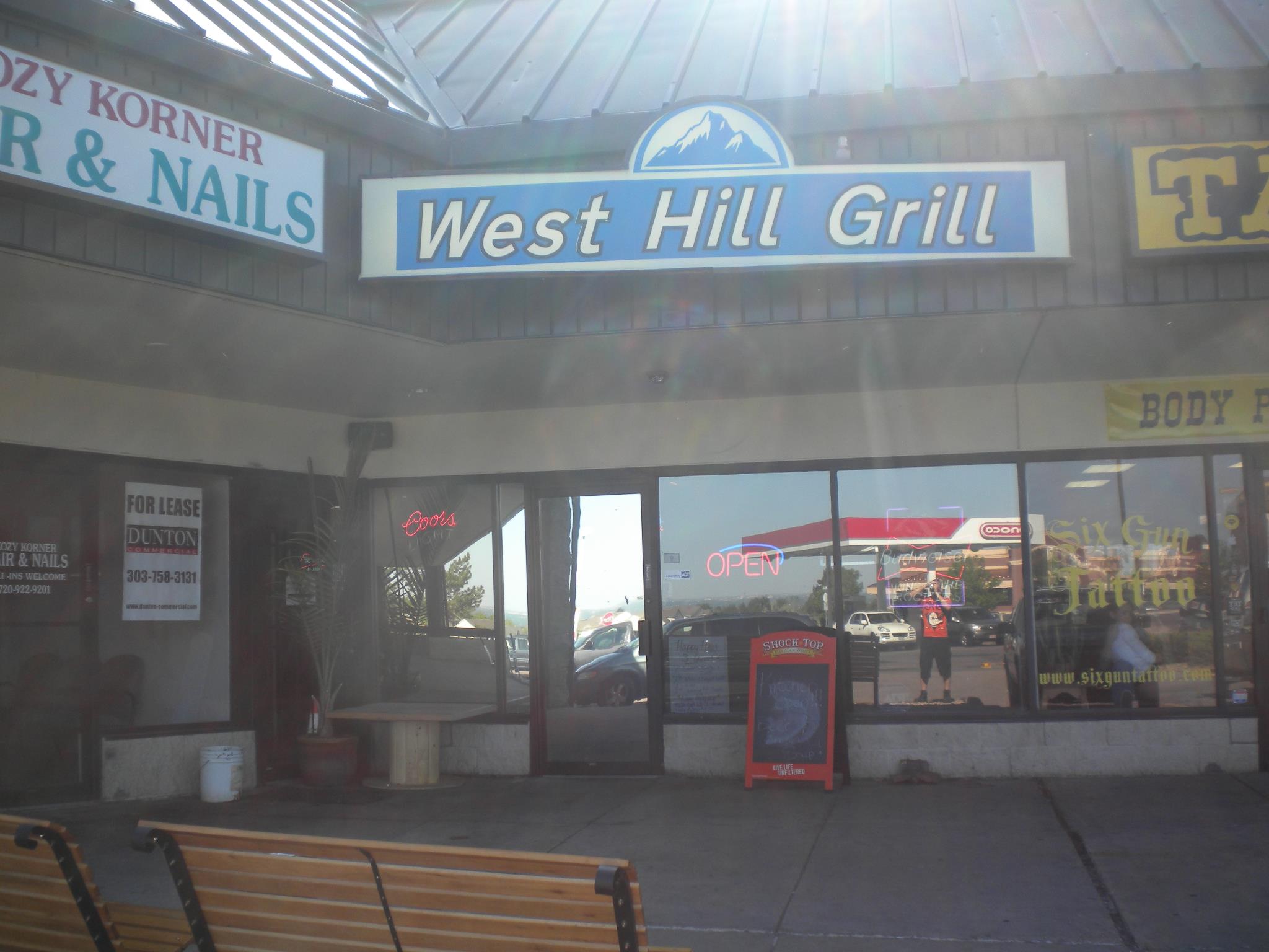 West Hill Grill pool hall exterior/interior