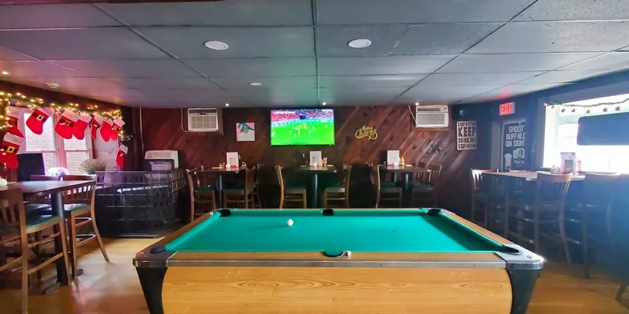 The Brook Bar & Grill pool hall exterior/interior