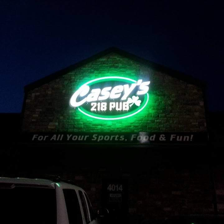 Casey's Pub pool hall exterior/interior