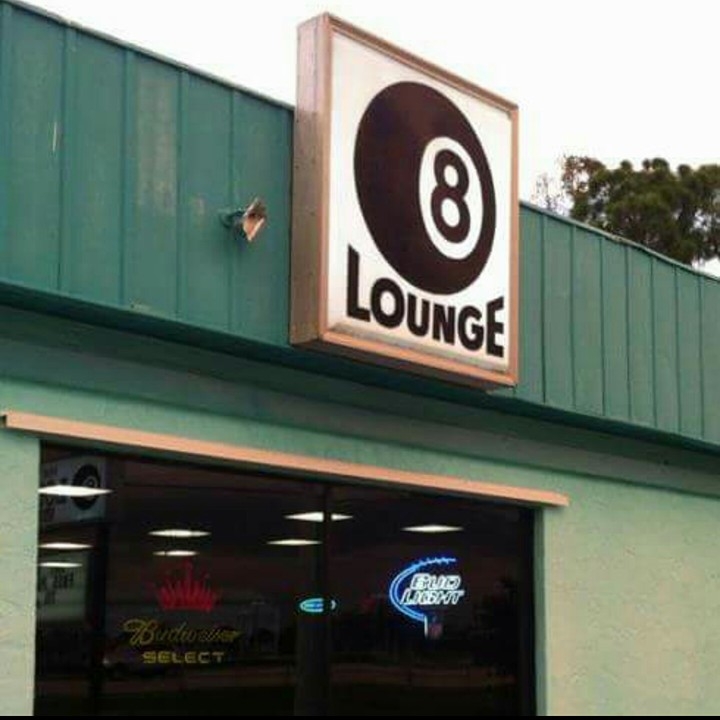 8 Ball Lounge pool hall exterior/interior