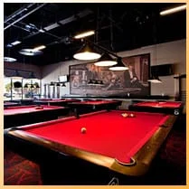 Stix Billiard Club pool hall exterior/interior