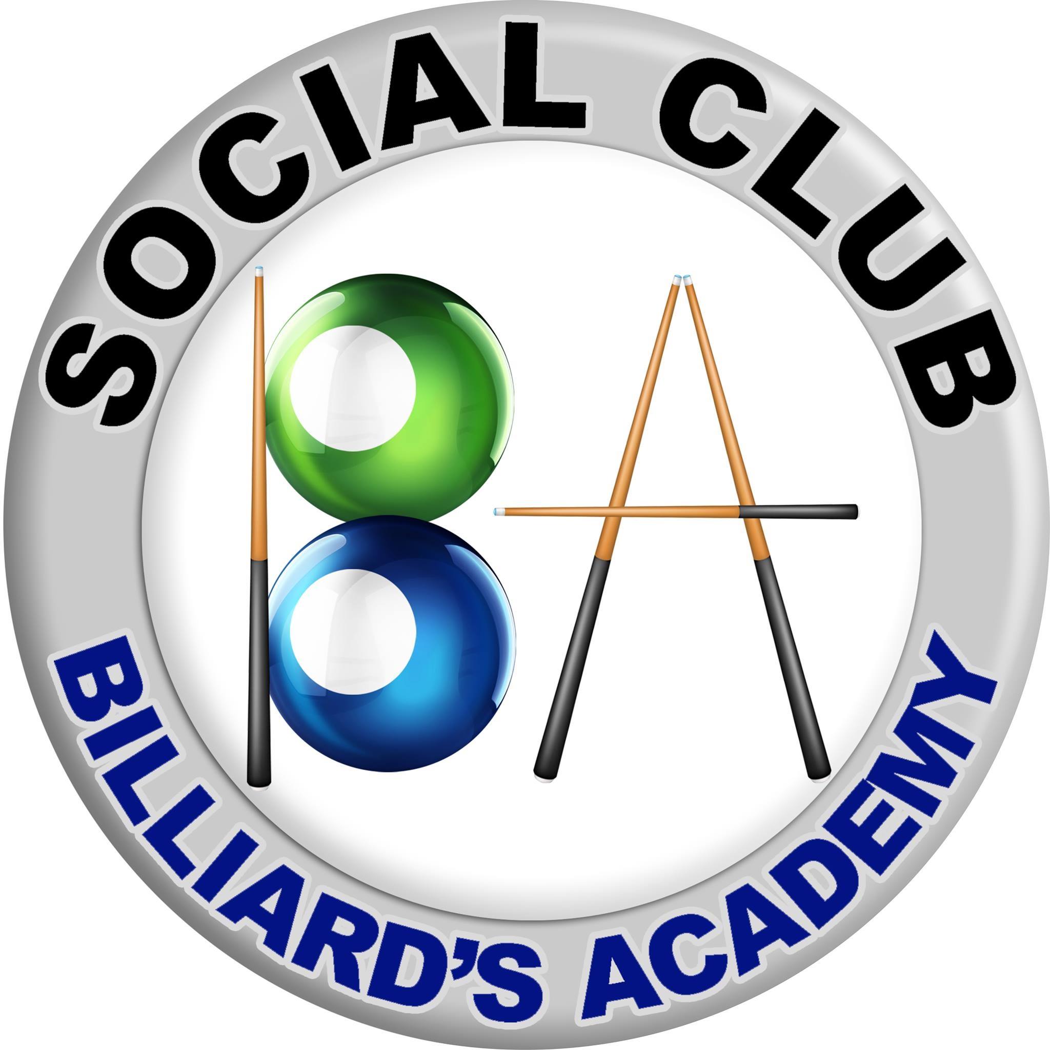Social Club Billiards Academy pool hall exterior/interior