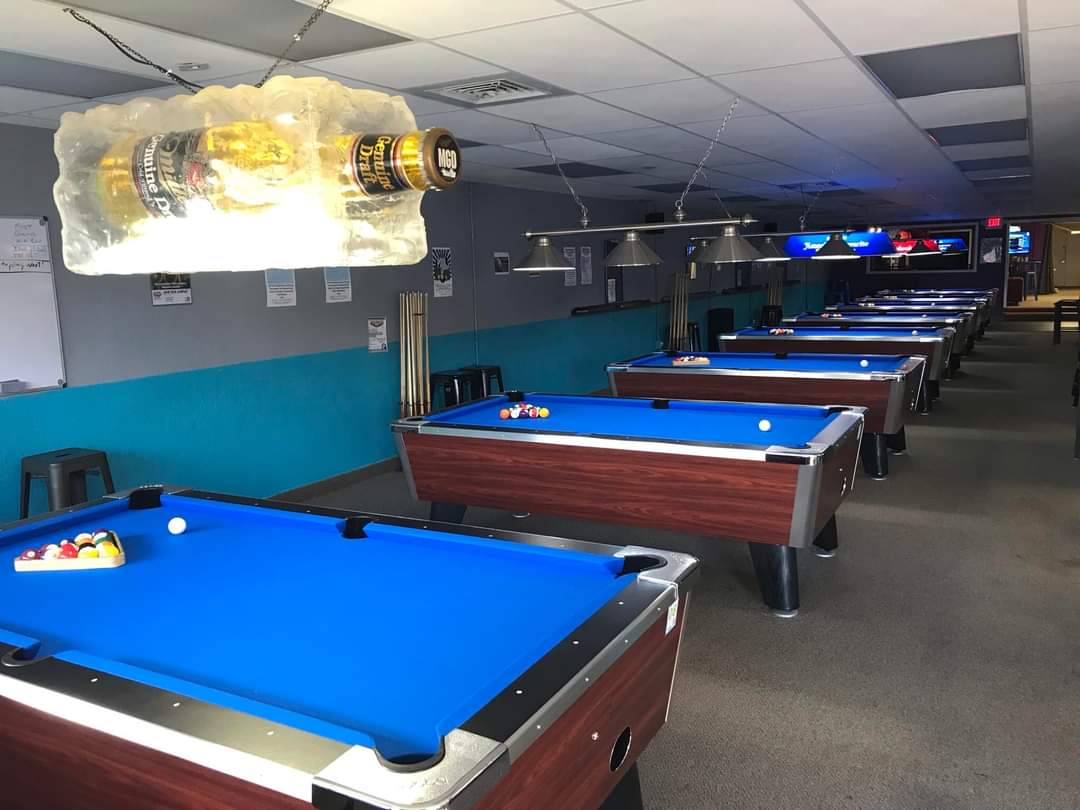 Desperados Saloon pool hall exterior/interior