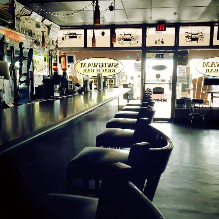Swigwam Beach Bar pool hall exterior/interior
