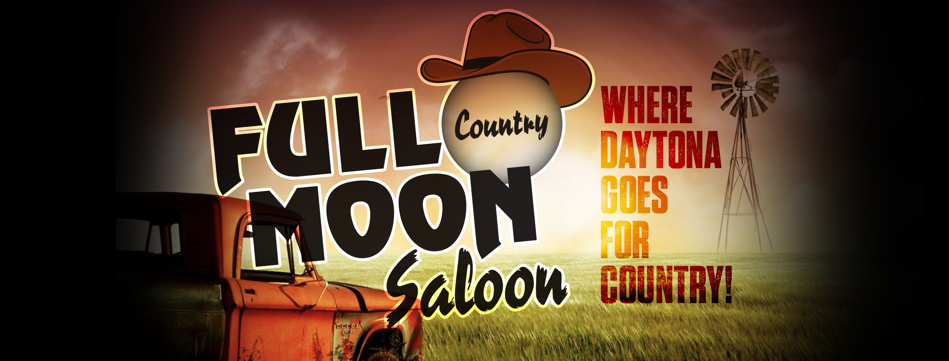 Full Moon Saloon pool hall exterior/interior