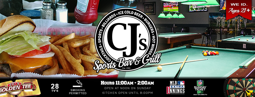 CJ's Sports Bar and Grill pool hall exterior/interior