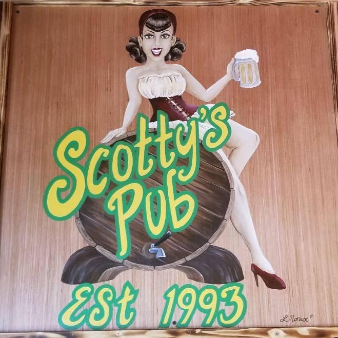 Scotty's Pub pool hall exterior/interior