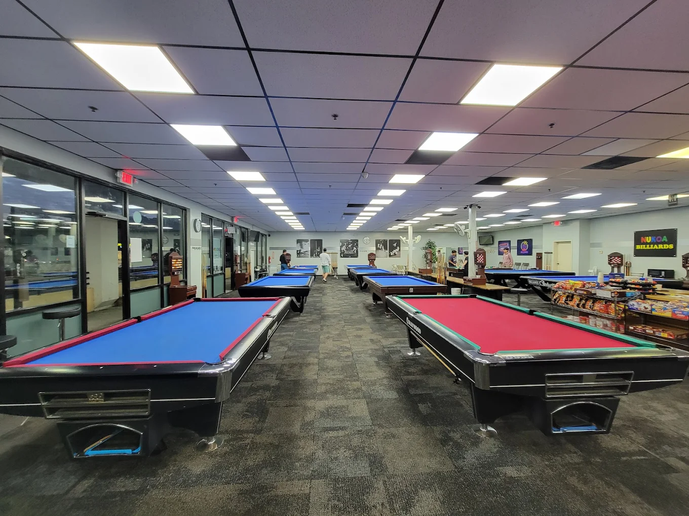 VIP Billiards pool hall exterior/interior