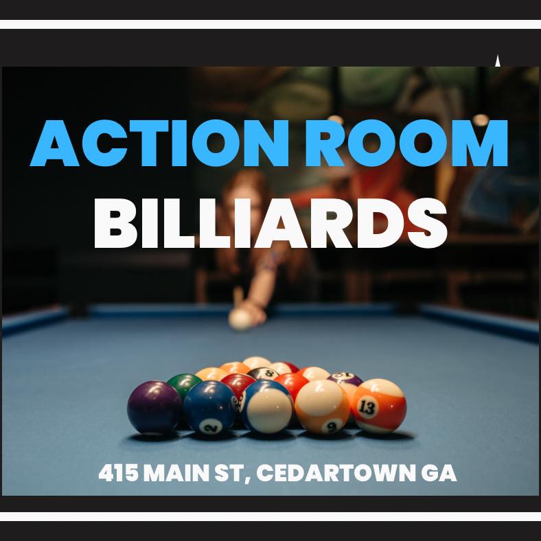Action Room Billiards pool hall exterior/interior