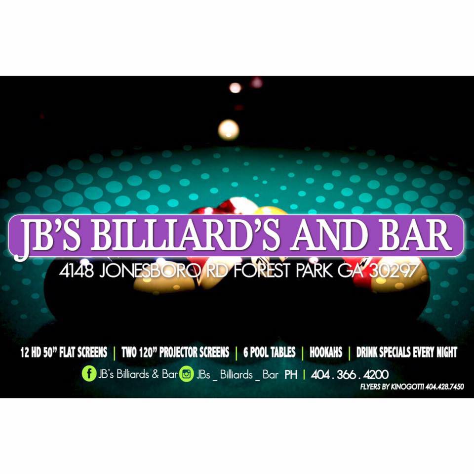 JB's Billiards & Bar pool hall exterior/interior