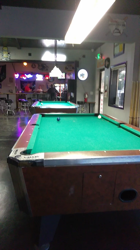 White Water Saloon pool hall exterior/interior