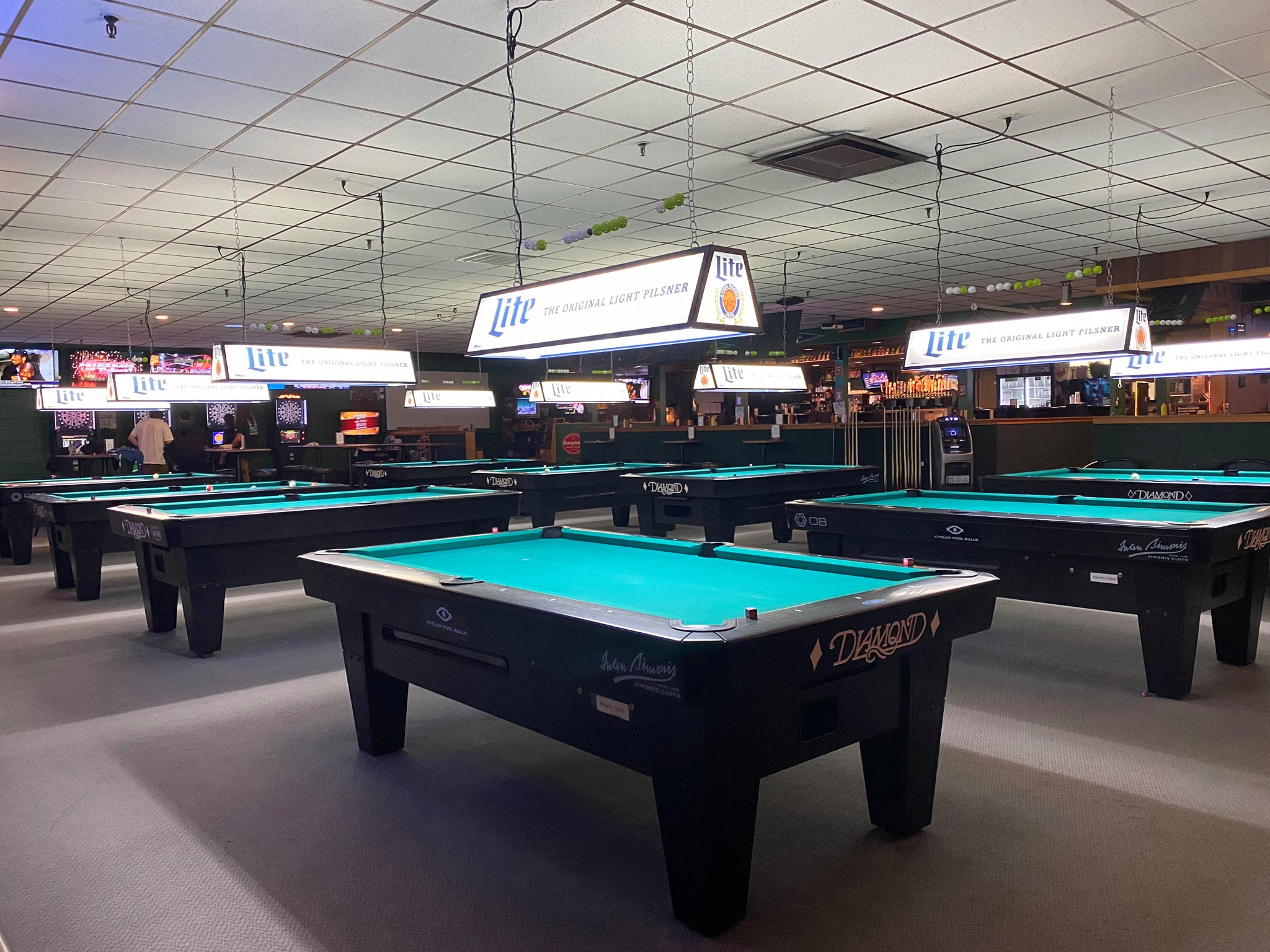 Paddy's Sports Bar pool hall exterior/interior