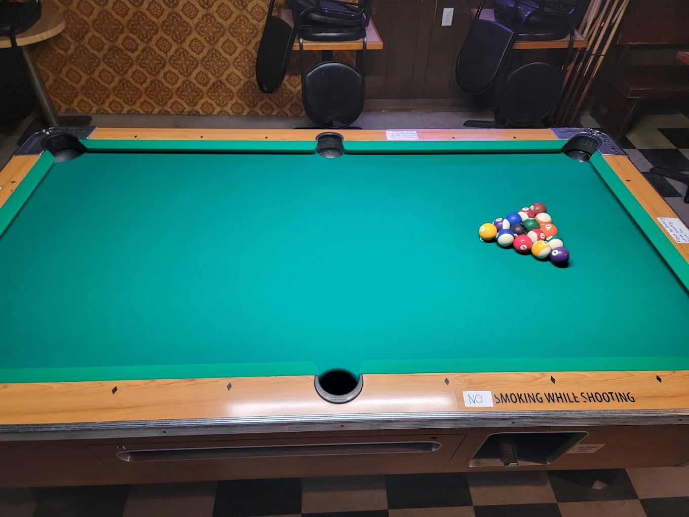 The Roundup Bar pool hall exterior/interior