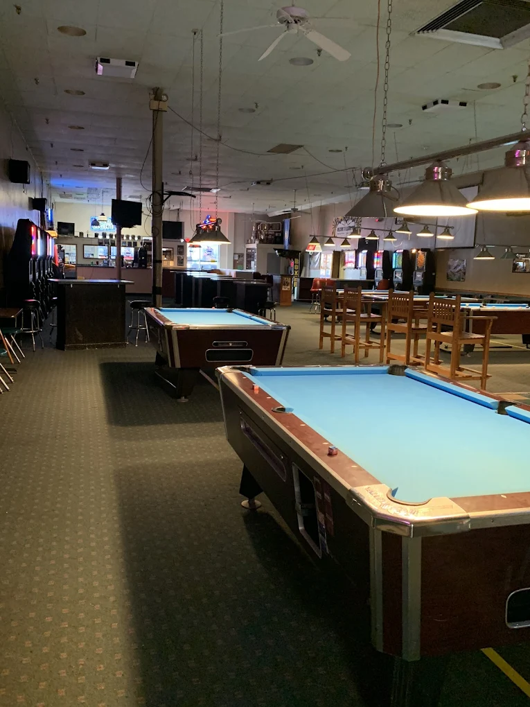 Leisure Time Grill pool hall exterior/interior