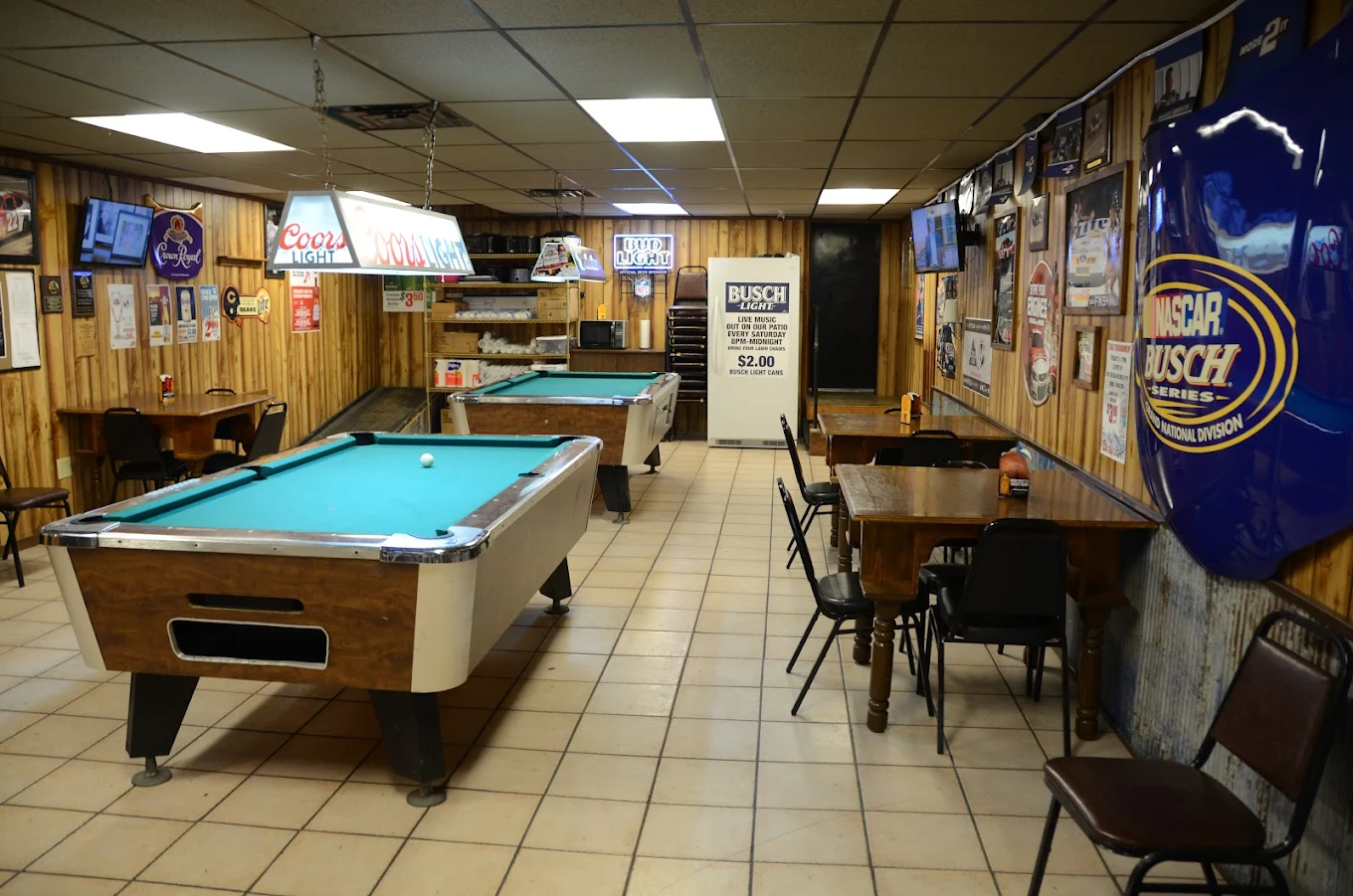 Hey Bryans pool hall exterior/interior
