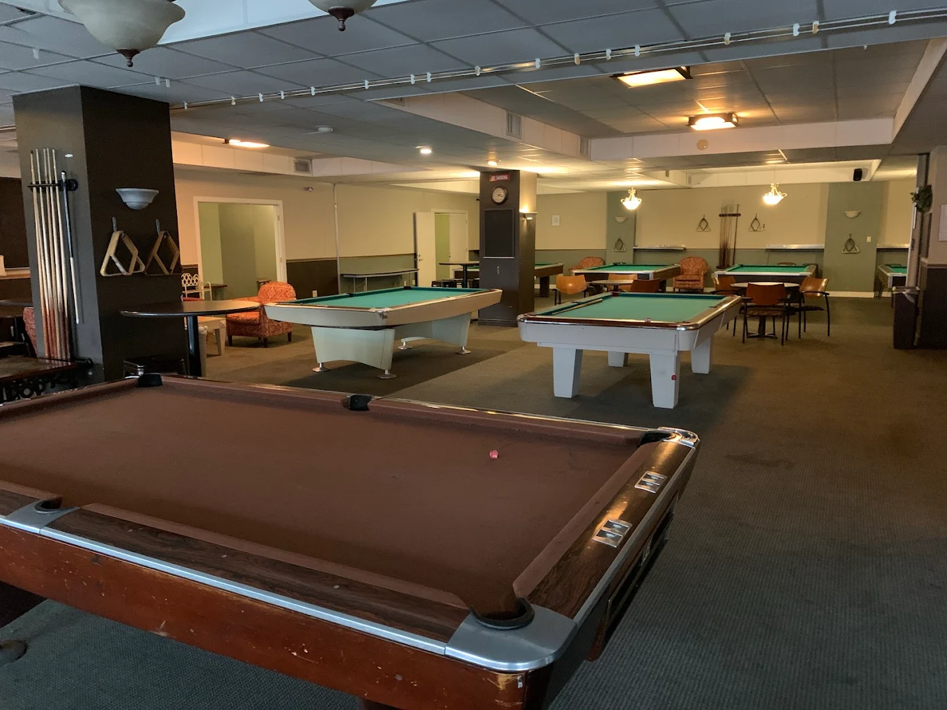 Imbibe Bar pool hall exterior/interior