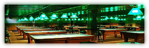 Fat Wallly's pool hall exterior/interior