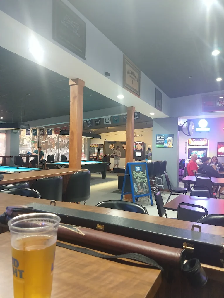Boulevard Billiards pool hall exterior/interior