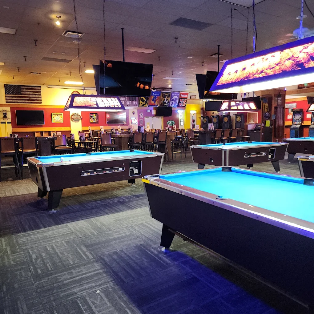 Brass Rail Sports Bar pool hall exterior/interior