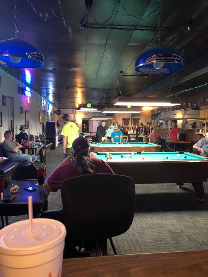Terry's Place pool hall exterior/interior