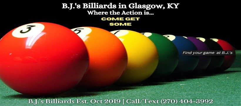 BJ's Billiards pool hall exterior/interior