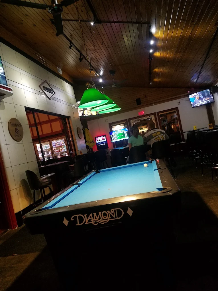 Left Field Lounge pool hall exterior/interior