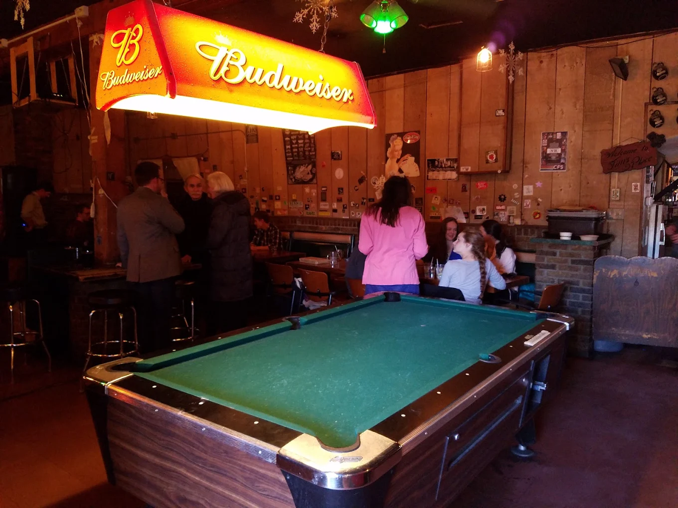 Al's Bar pool hall exterior/interior
