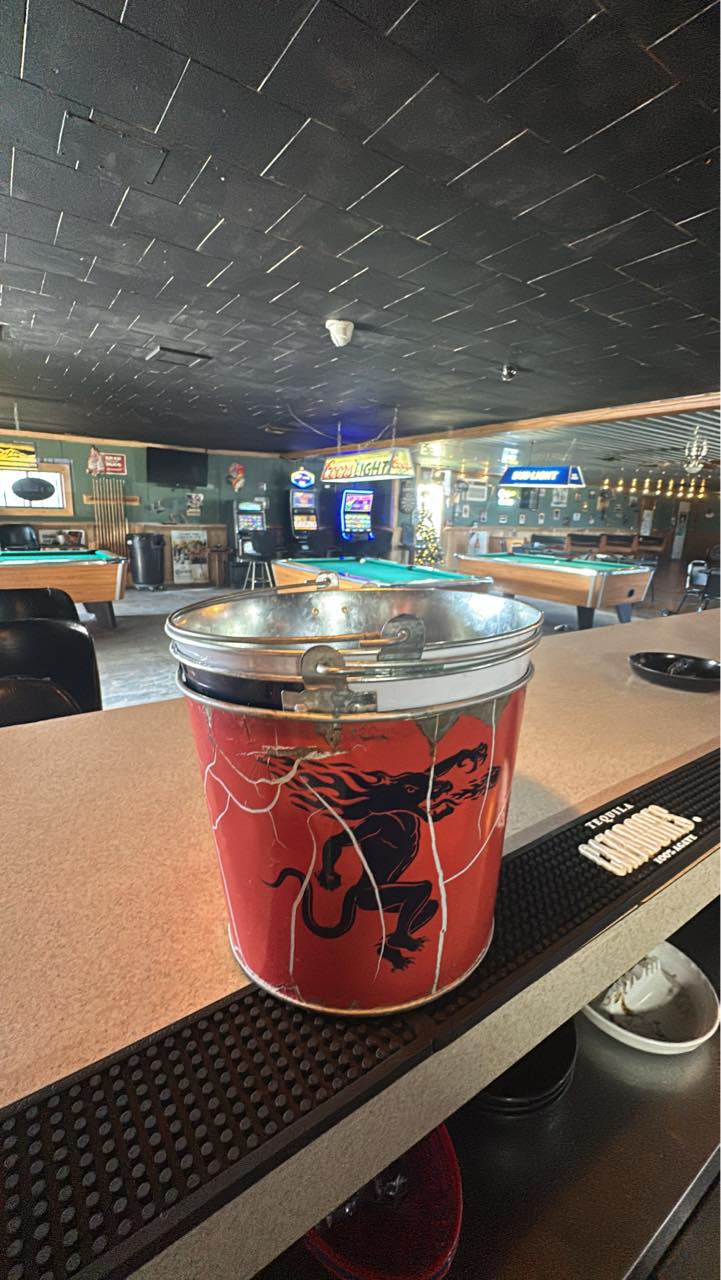 The Busted Rooster Saloon pool hall exterior/interior