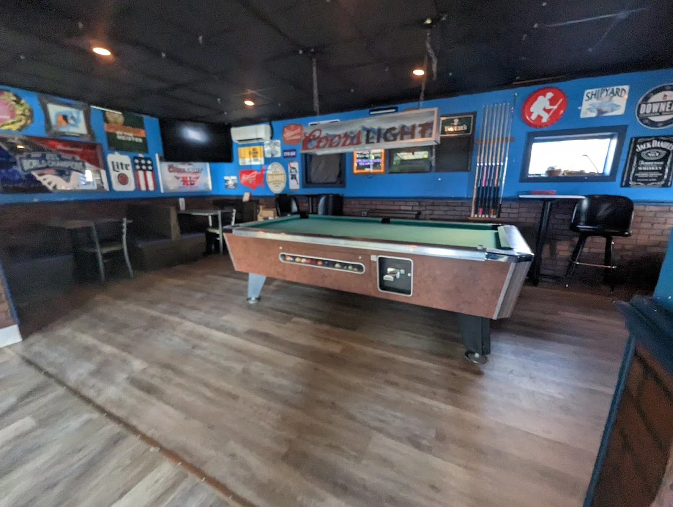 Spring Point Tavern pool hall exterior/interior