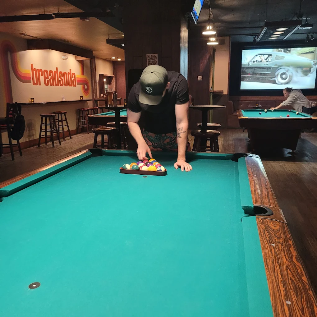 Breadsoda pool hall exterior/interior