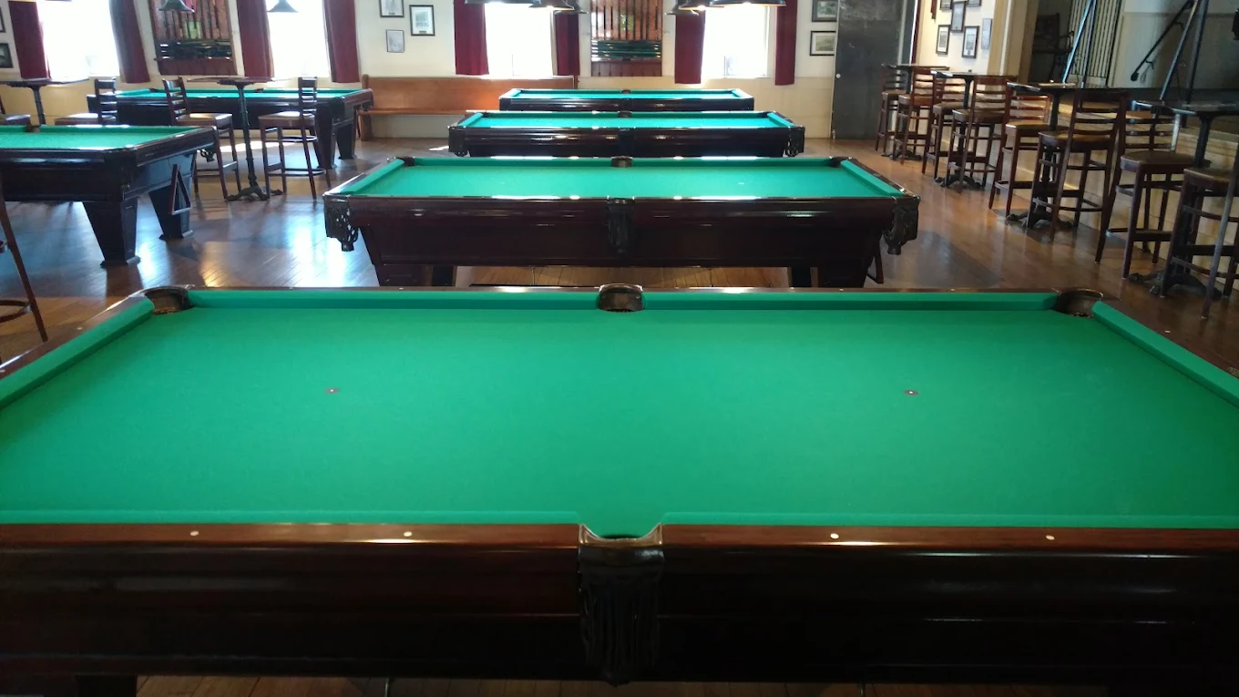 The Billiards Cafe pool hall exterior/interior