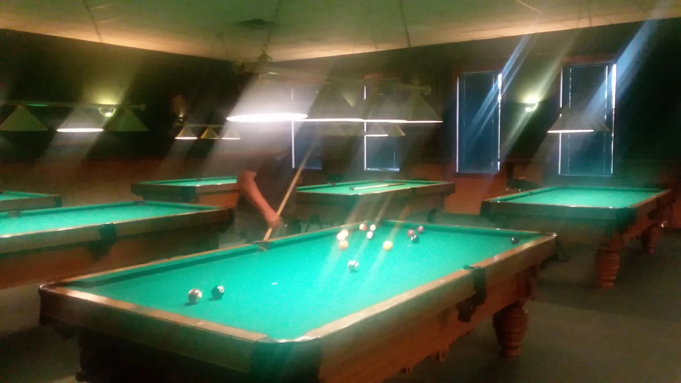 Green Room Billiard Club pool hall exterior/interior